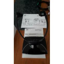 Te koop een z.g.a.n. Swing infrarood tv luistersysteem