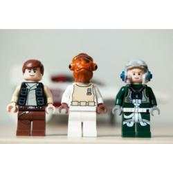 Star Wars A-wing Fighter 75003 met 3 poppetjes / minifiguren