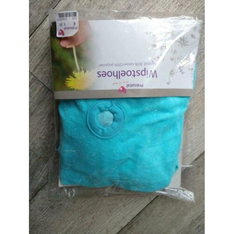 Wipstoelhoes Prenatal turquoise Nieuw!!
