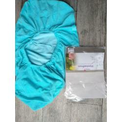 Wipstoelhoes Prenatal turquoise Nieuw!!