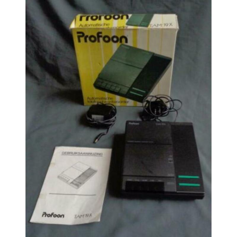 PROFOON TAM-19X draagbare cassettespeler cassettedeck portab