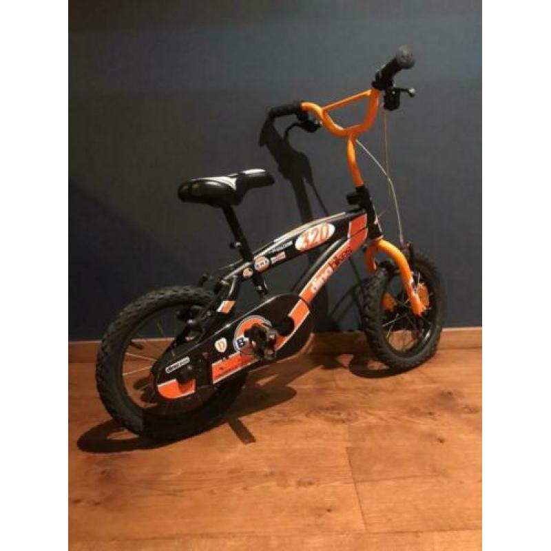 Oranje BMX crossfiets 14 inch