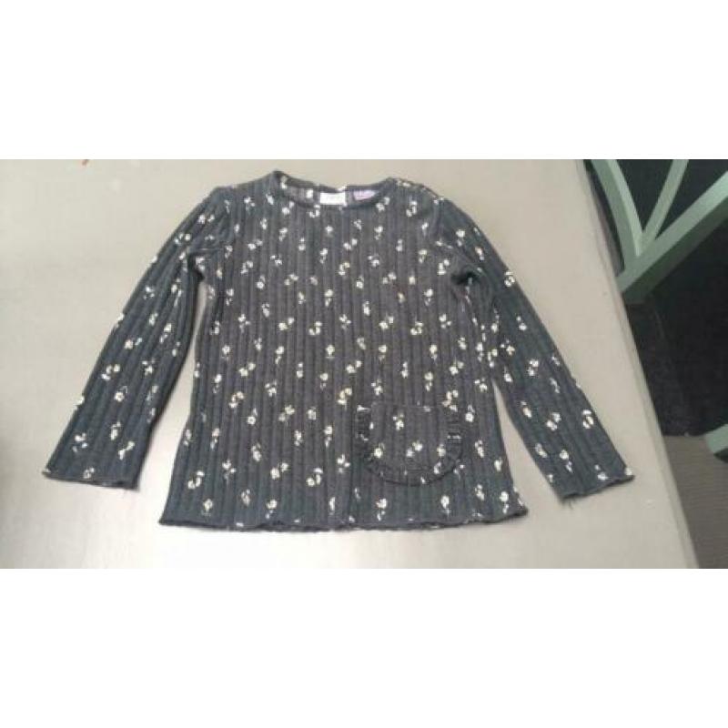 Zara jurk en longsleeve Zgan maat 110
