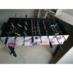 Voetbaltafel en pooltafel in 1