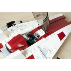Star Wars A-wing Fighter 75003 met 3 poppetjes / minifiguren