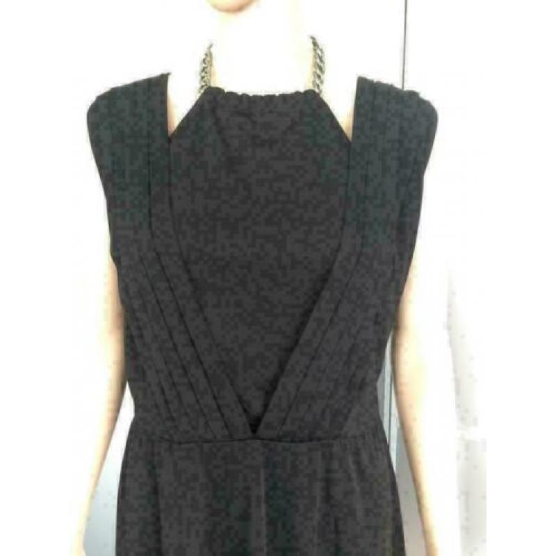 B1469 Nieuw: GUESS: zwart jurkje jurk maat 40=M