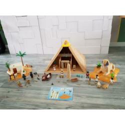 Playmobil egypte piramide sfinx en grafrover schuilplaats