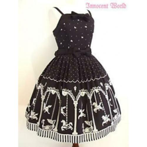 Innocent World jurk gothic classic lolita JSK zwart wit 34