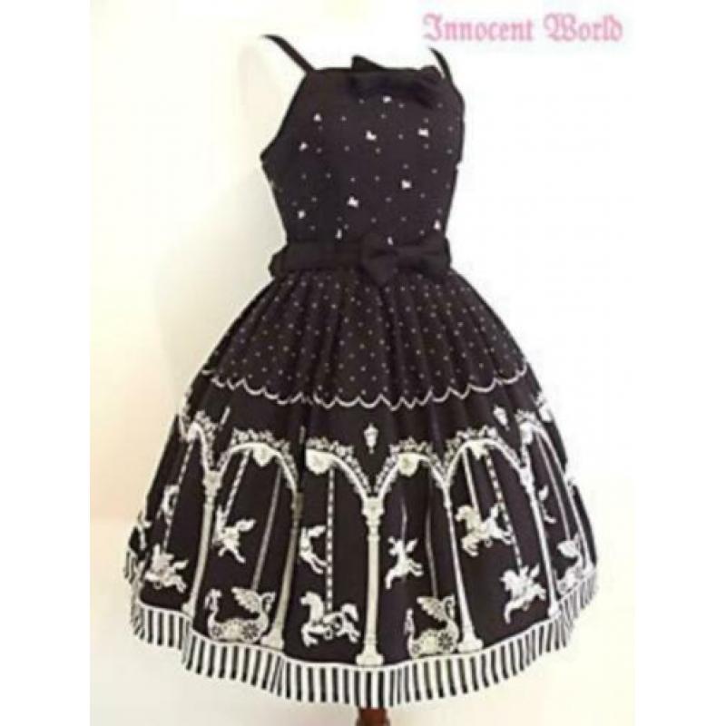 Innocent World jurk gothic classic lolita JSK zwart wit 34
