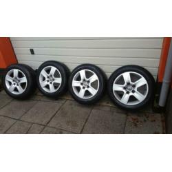 W124 stalen velgen, 8-gaats velg, Audi A4 A6 winterbanden