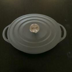Ovale pan 30x24cm grijs vivo by Villeroy & Boch,nieuw