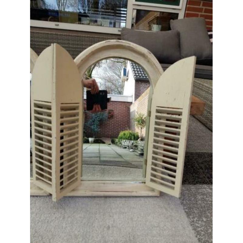 Louvre deurtjes met spiegel, authentiek