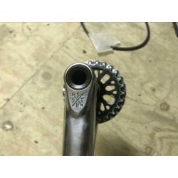 Crankset bmx stress Chrome