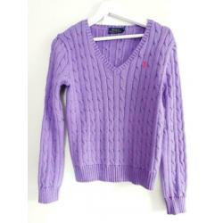 ⭑ POLO - RALPH LAUREN⭑ | Mooie diep paarse trui - S/M
