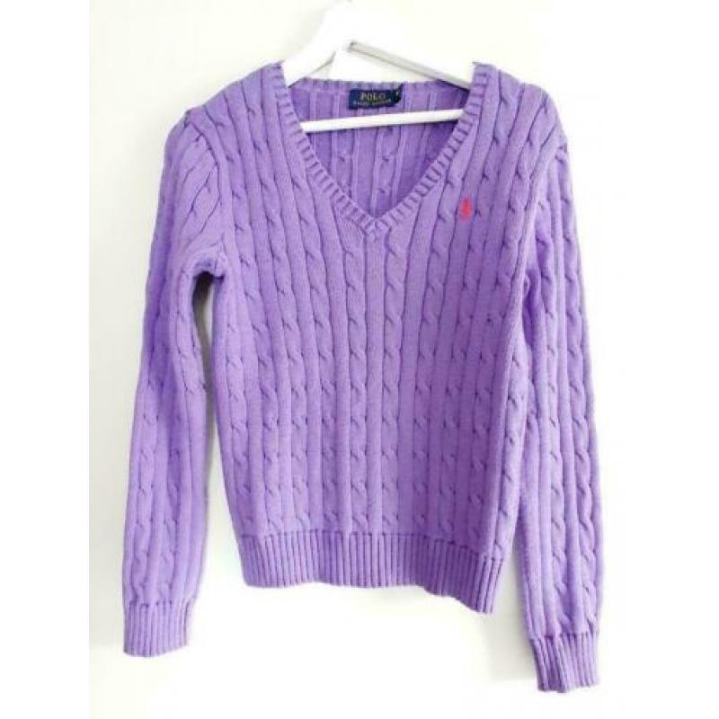 ⭑ POLO - RALPH LAUREN⭑ | Mooie diep paarse trui - S/M