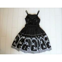 Innocent World jurk gothic classic lolita JSK zwart wit 34