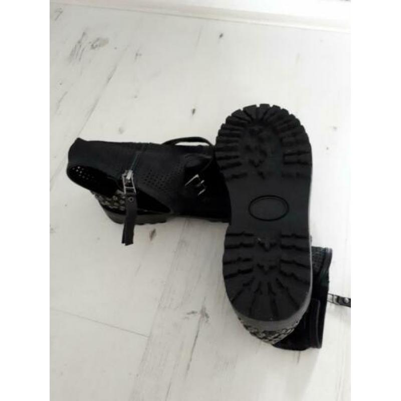 Vintage Century leer laarsjes 37
