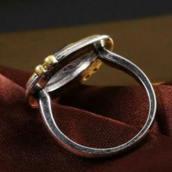 NIEUW COLLECTIE prachtige zilveren 925 ring met kwarc 8