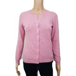 Benetton roze vest vestje van scheerwol xs 34 nieuwstaat