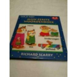 RICHARD SCARRY mijn eerste woordenboek - 2 / 4 jaar VINTAGE