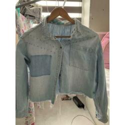 Dames denim jacket jasje blouse kleding top