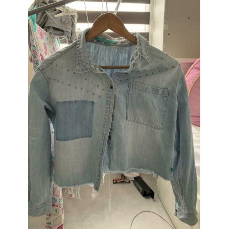 Dames denim jacket jasje blouse kleding top