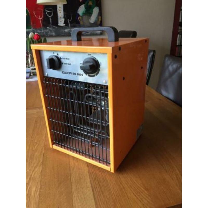 Nieuwe werkplaats / garage kachel 3000W regelbaar (weg. Verh
