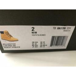 NIEUW Timberland Killington Boots Maat 34 Camel