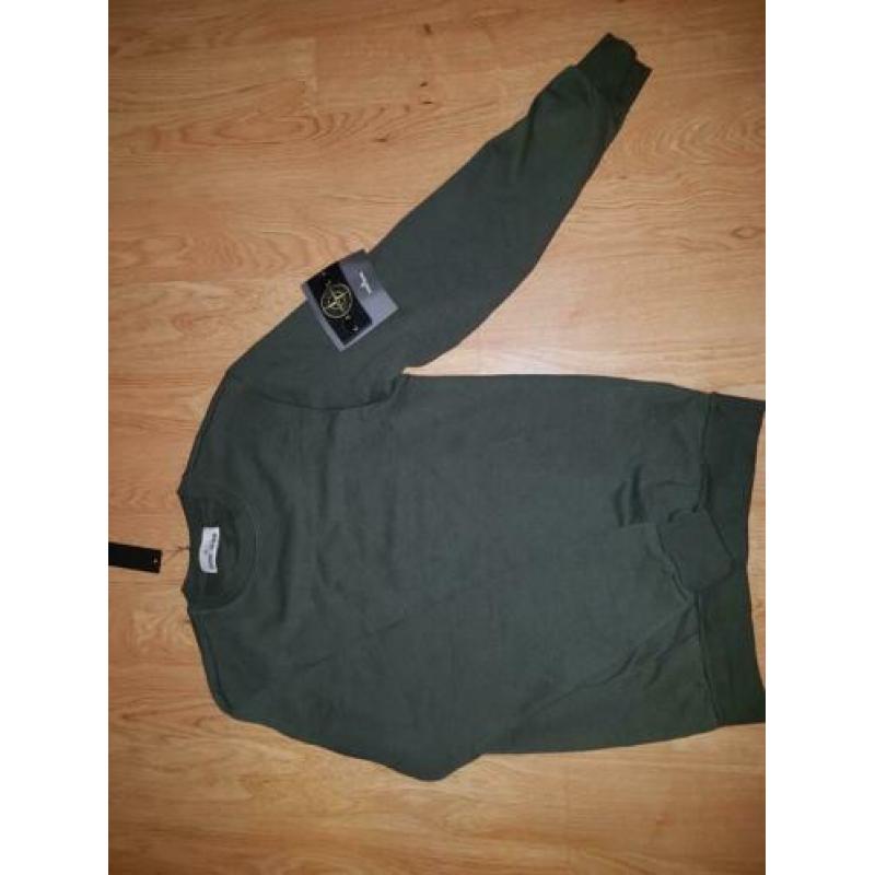 Stone island sweater Xs kaki groen nieuw
