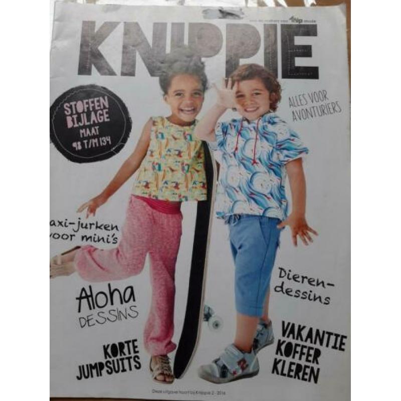 4x knippie extra blad, 2x 2016/2017/2018
