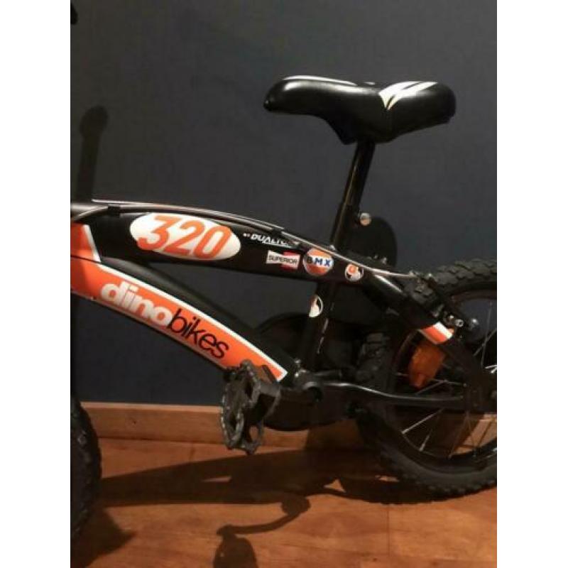 Oranje BMX crossfiets 14 inch