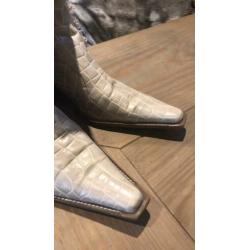 Witte westernlaarzen 39