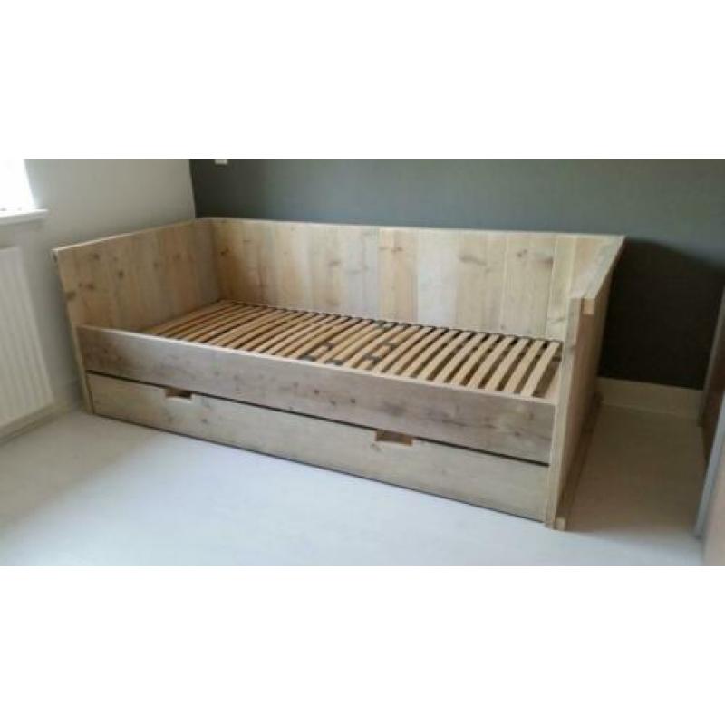 bedbank van steigerhout
