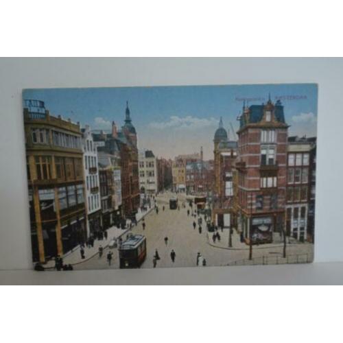 Amsterdam Koningsplein Trams Bijzonder poststempel kaart AN2