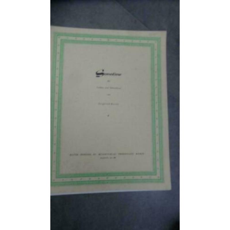 bladmuziek Sonatine Siegfried Borris Accordeon & Viool