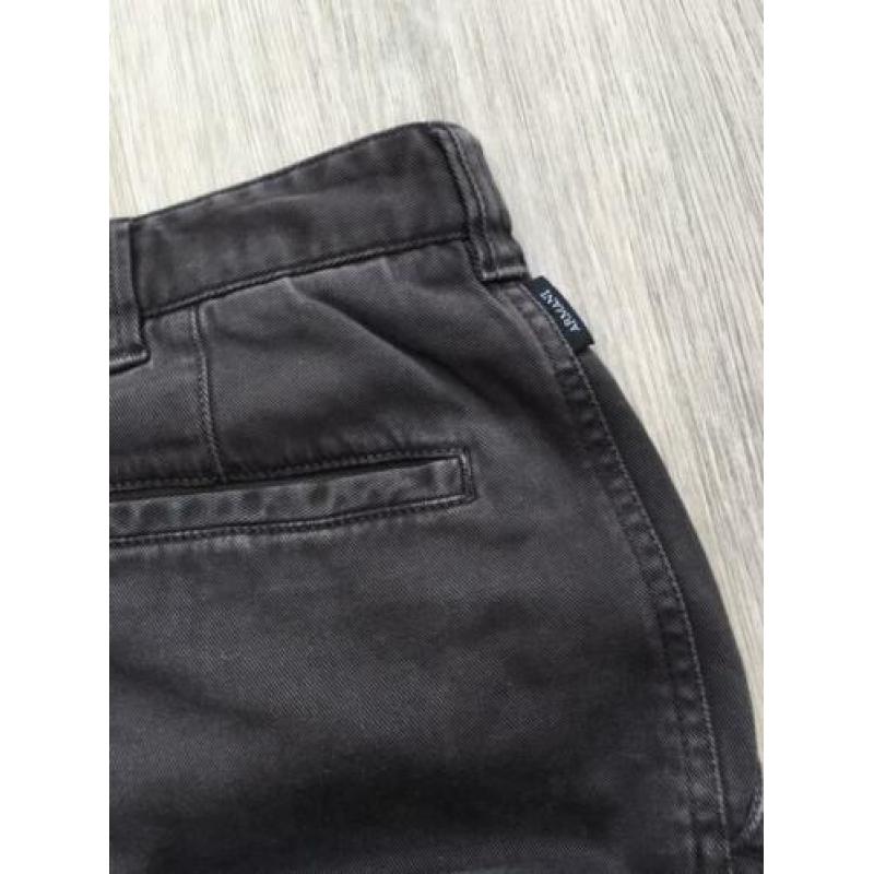 Armani donkerbruine broek maat XL, 36