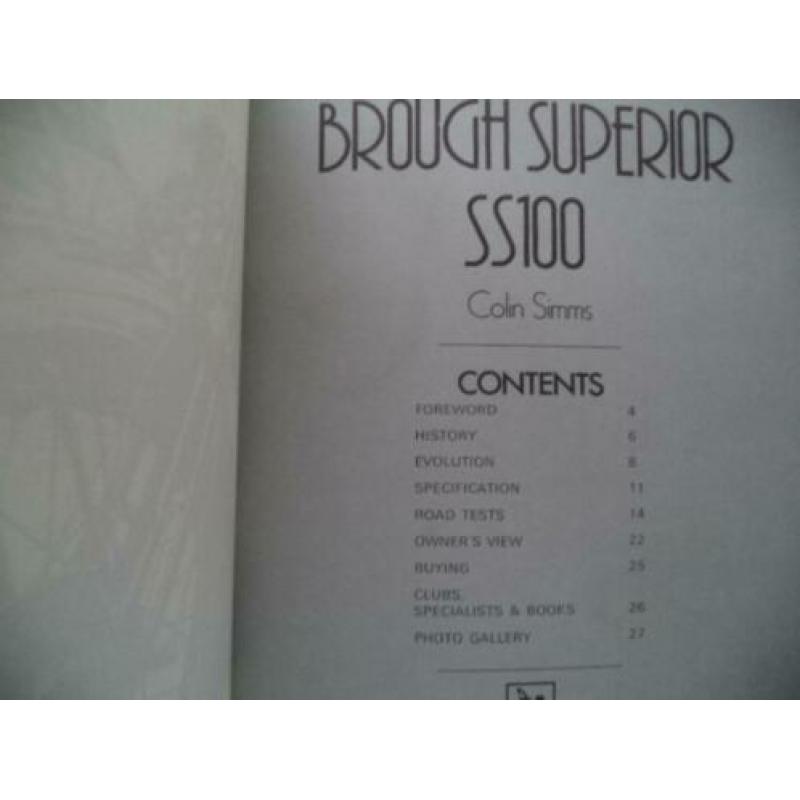 BROUGH Superior SS100 - Super Profile - boek - Haynes