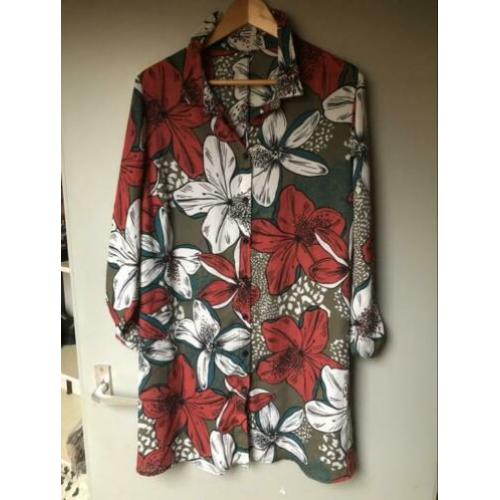 Blouse met bloemenprint Miss Etam maat 46