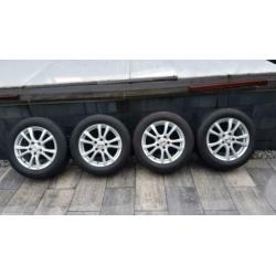 5x114.3 16 inch inter action velgen met zgan winterbanden