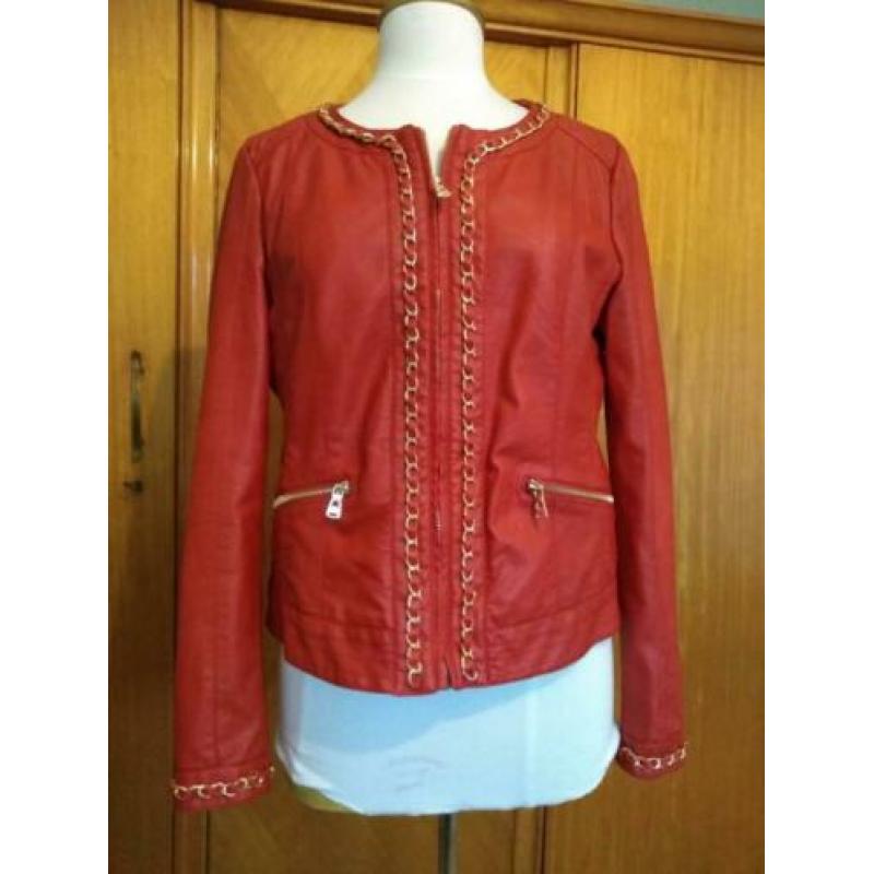 PU- leren jasje, maat 40
