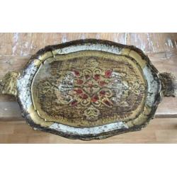 Dienblad Venetiaans, dienblad vintage