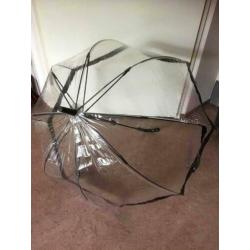 Paraplu van Fulton Birdcage Zwart