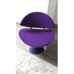 Fauteuil draaibaar paars