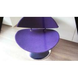 Fauteuil draaibaar paars