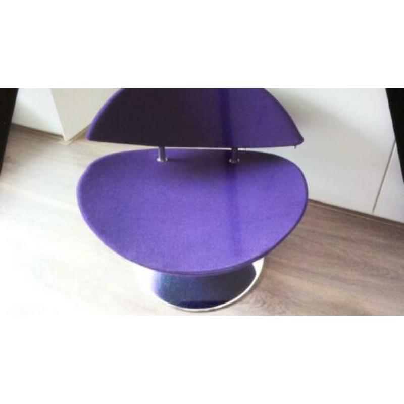 Fauteuil draaibaar paars