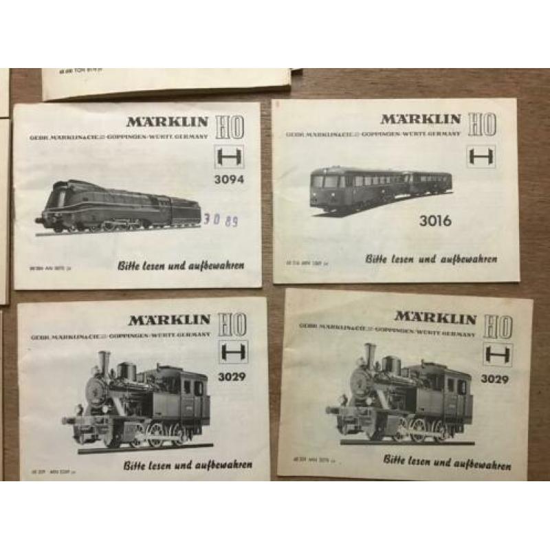 Marklin. , Gebruiksaanwijzingen