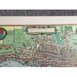 Oude kaart Londen