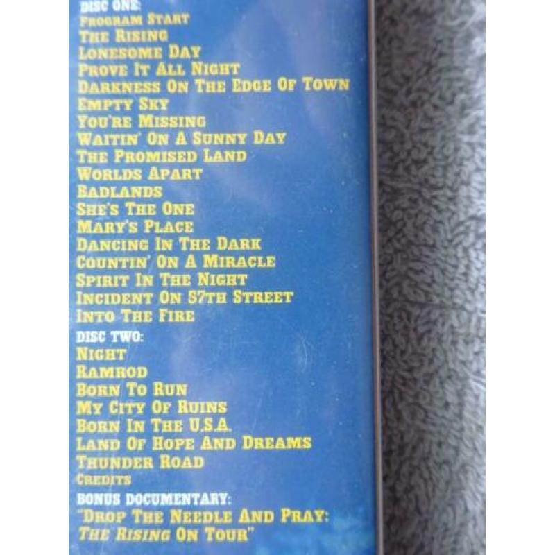 2 DVDs..Bruce Springsteen -- Live in Barcelona