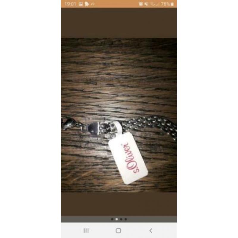 Soliver ketting zilver nieuw
