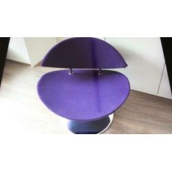 Fauteuil draaibaar paars